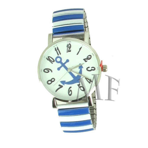 montre Vincent motif bracelet elastique